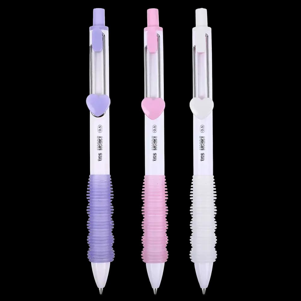 Caneta Gel Retrátil Heart - 0.5mm - Tris