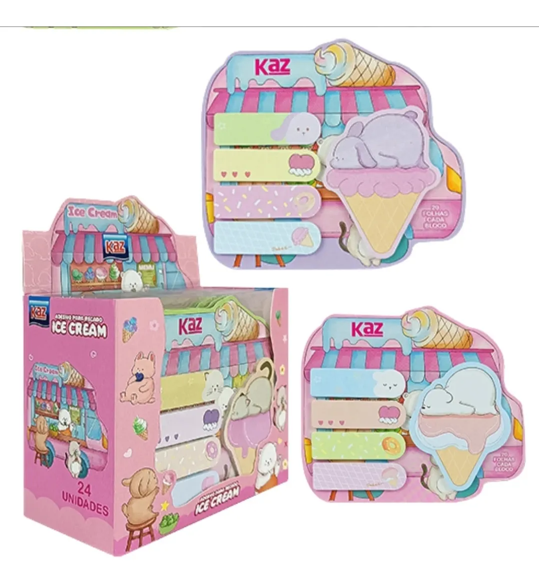 Bloco Adesivo Ice cream - KAZ